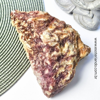 Turmalina Rosa Bruta 1,072kg | Peça única | Pedra da atração material e amorosa