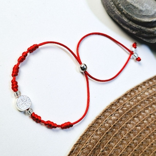 Pulseira 7 nós com pingente de São Bento Delicada com Fio 1mm Fino - comprar online