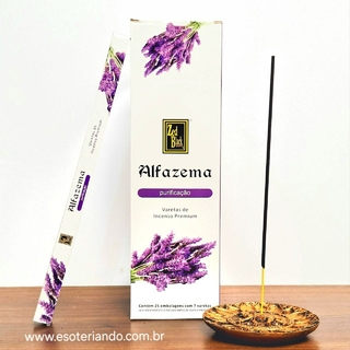 Incenso indiano Alfazema | Purificação e Calmante | 7 varetas | Zed Black