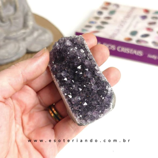 Drusa de Ametista base serrada 123g | Transmutador de energia | Peça única - comprar online