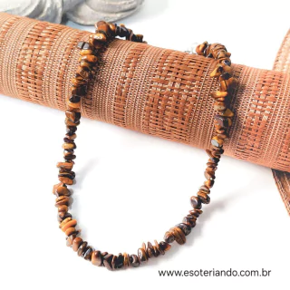 Choker cascalho de Olho de tigre | Combate mau olhado | 100% natural | qualidade extra