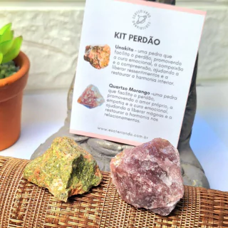 Kit Pedras brutas para Perdão