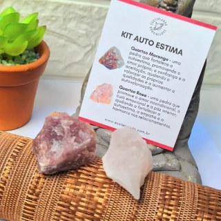Kit Pedras brutas para Autoestima