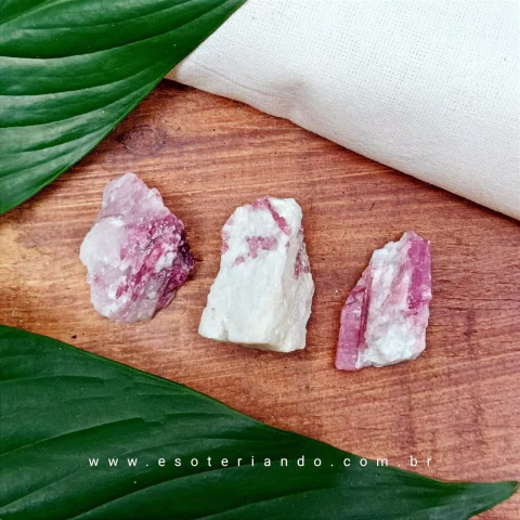 Turmalina Rosa Bruta