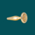Plug Iupi com Pedras Cravejadas em Strass Para Iniciantes Hard Dourado