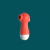 Vibrador Sugador de Clitóris Marine Em Formato De Cavalo Marinho Vermelho