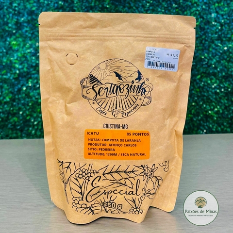 Café Especial Icatu Compota de Laranja -250g - Produtor Sertãozinho