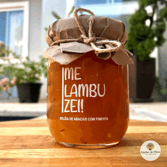 Geleia Artesanal de Abacaxi com Pimenta 240g - Me Lambuzei