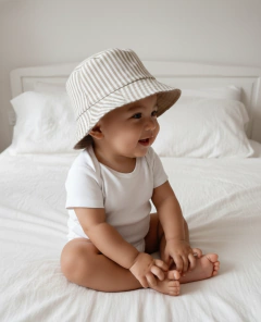 PILUSO REVERSIBLE RAYADO/VIZON - FAMILIA DOBLEBE