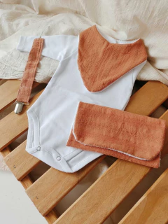SET PRESENTE BRODERIE SALMON - comprar online