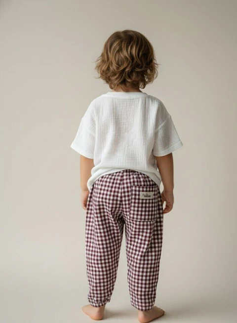 PANTALON BAGGY CUADRILLE BORDO