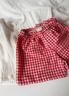 SHORT CUADRILLE ROJO en internet