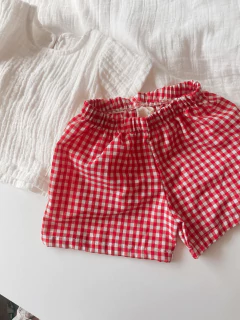 SHORT CUADRILLE ROJO - comprar online