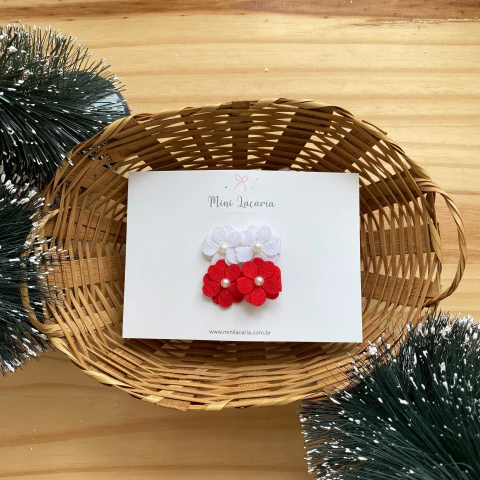 Dupla Floral P Boas Festas - comprar online