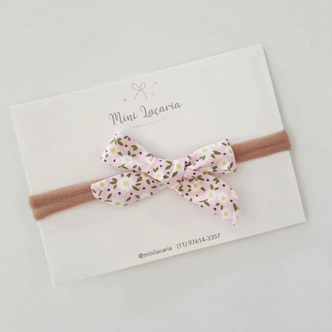 Laço Paris P | Floral Rosa