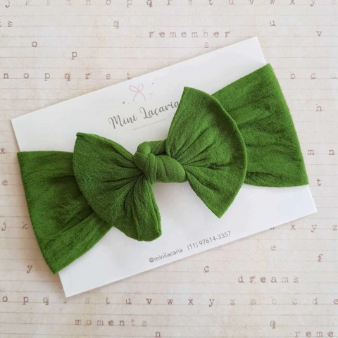 Turbante Luísa | Verde Militar