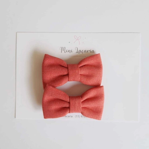 Laço Florença M | parzinho | coral