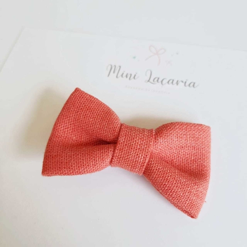Laço Florença P | Linho | coral