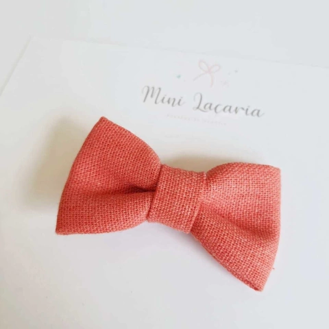 Laço Florença P | Linho | coral