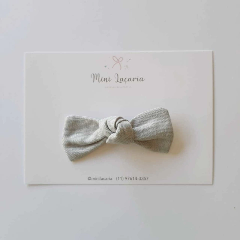 Laço Dakota M | Linho | Cinza