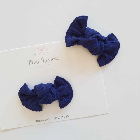 Parzinho C. | Azul Marinho canelado