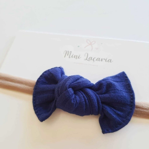 C. na faixinha | Azul Marinho canelado