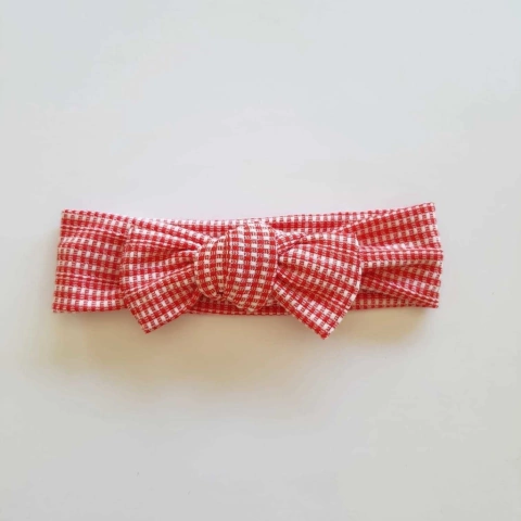 Faixa ajustável C. | Xadrez Vermelho e Branco