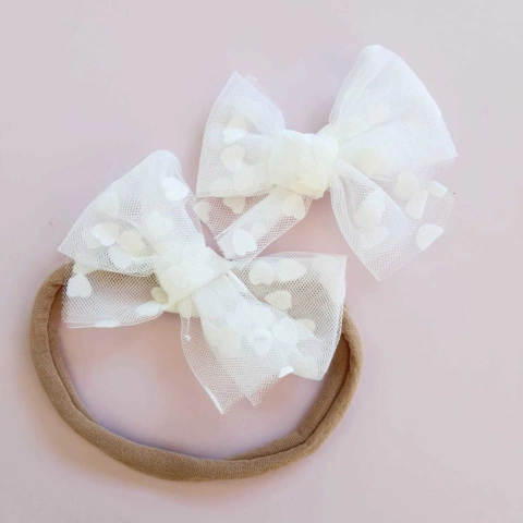 Laço Paris Large Tule P | batizado