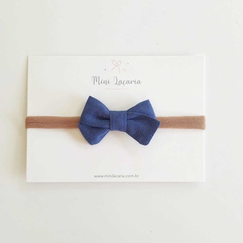 Laço Milão Mini | azul marinho