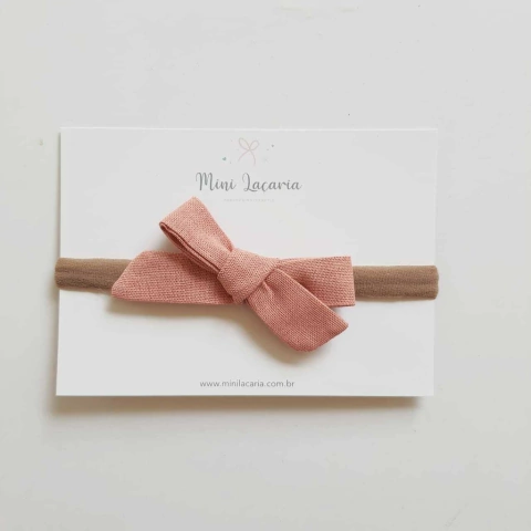 Laço Paris P | Rosa Blush