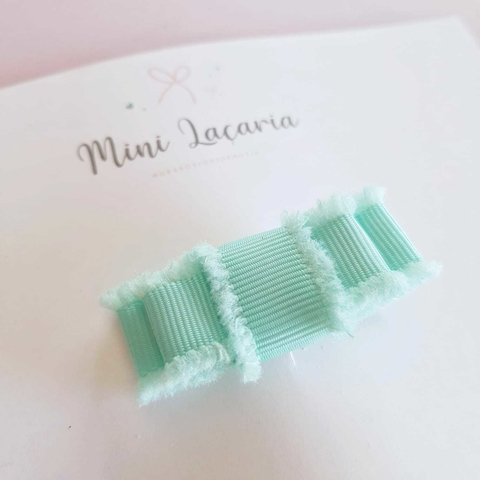 Mini hairclip Aurora desfiadinho | verdinho
