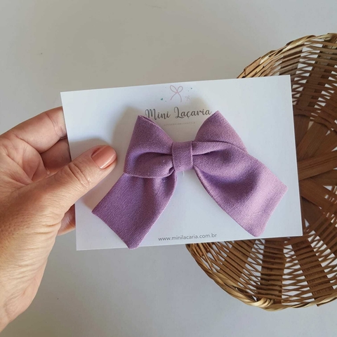 Laço Viena M | Linho | Violeta