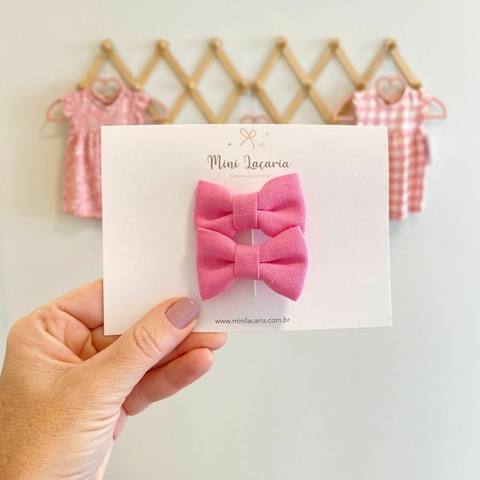 Laço Florença P | parzinho | Rosa Chiclete