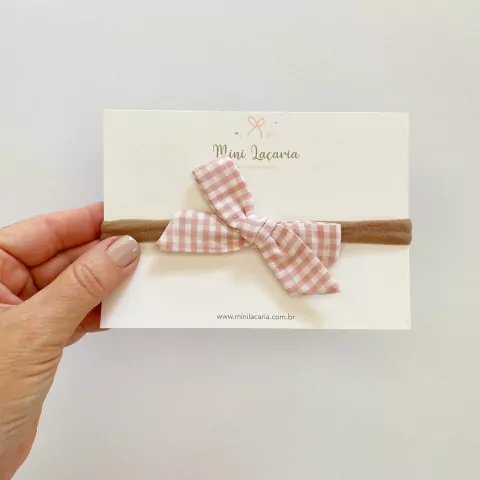 Laço Paris P | Xadrez Rosé