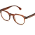 Armação Óculos de Grau Sextavado 100% Acetato Marrom Masculino Feminino Médio Grande - Shield Wall