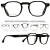 Armação Óculos Grau Acetato Quadrado Pequeno Ponte Francesa - buy online