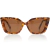 Óculos De Sol Feminino Gatinho Bold Tartaruga Polarizado