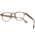 Armação Óculos de Grau Sextavado 100% Acetato Marrom Masculino Feminino Médio Grande
