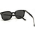 Óculos de Sol Masculino Feminino Extra Grande Acetato UV400 - Shield Wall