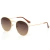 Óculos de Sol Redondo Metal Unissex Shield Wall - comprar online