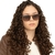 Óculos de Sol Feminino Masculino Quadrado Acetato Metal UV400 na internet