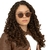 Óculos de Sol Feminino Masculino Redondo Acetato Metal UV400 - comprar online