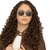 Óculos de Sol Feminino Masculino Quadrado Acetato Metal UV400 - comprar online