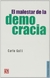 EL MALESTAR DE LA DEMOCRACIA