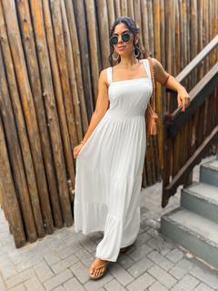 Vestido Betina branco - Loja Flor de Canela Store