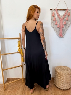 Macacão Catarina preto - Loja Flor de Canela Store