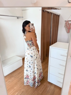 Vestido Arraial estampa serena
