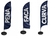 Wind Banner Flag P 240x070 Personalizado - loja online