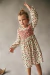 Vestido Frutillas volados Punto smock - Apoline&co