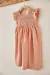 Vestido Lu Rose volados - Apoline&co